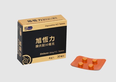 旭恆力® Shilonn 達泊西汀 30mg 4錠｜延長射精時間、改善早洩 PE 首選