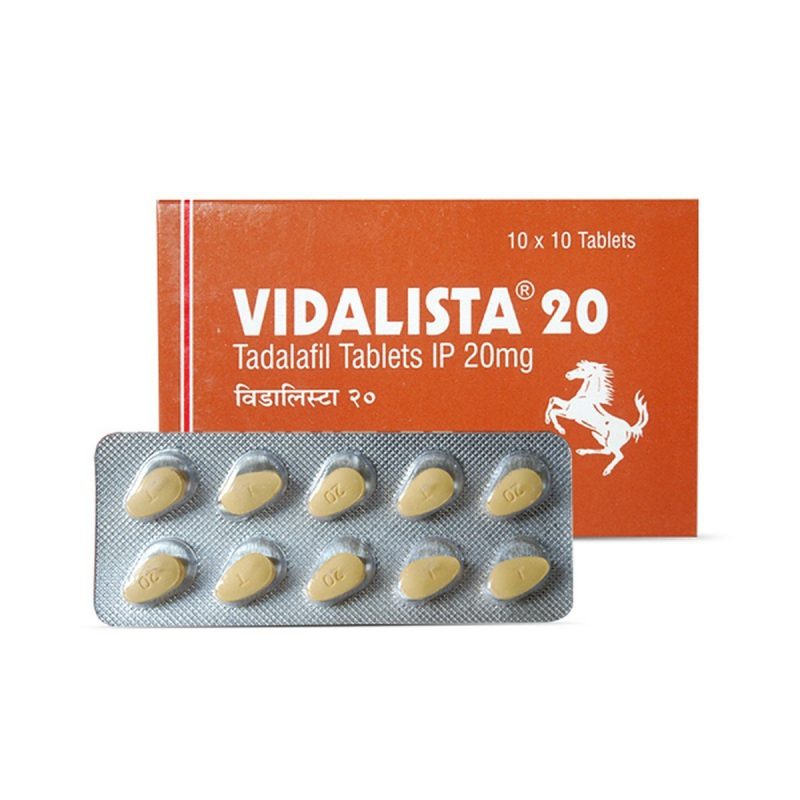 犀利士 Vidalista 20mg 學名藥 10顆裝｜長效36小時硬度全程線上