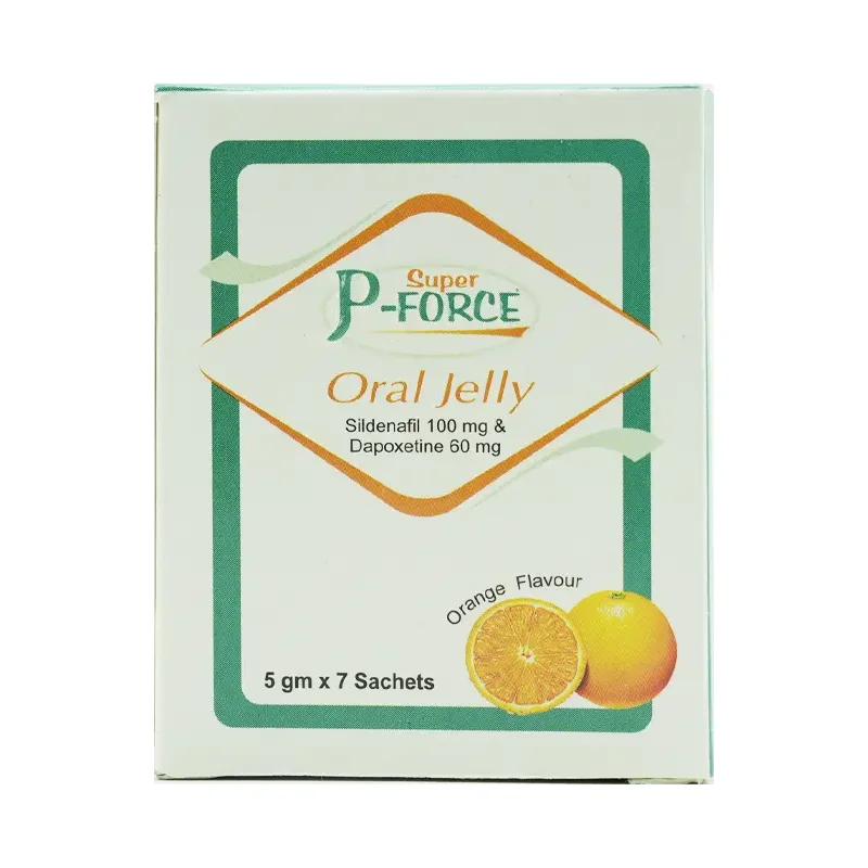 雙效果凍威而鋼 Super P Force Oral Jelly 160mg 7包｜30分鐘快起效雙效到位